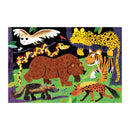Puzzle Glow in Dark Puzzle Land Predators 100 Stück
