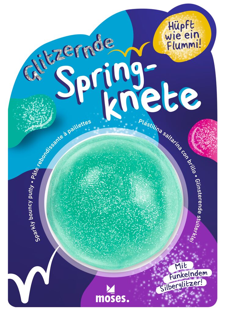 Glitzernde Springknete je 45 g
