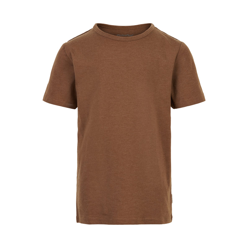Minymo T-Shirt 2er-Set Braun