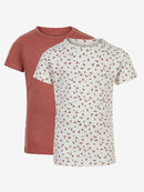 Minymo T-Shirts 2er-Set Canyon Rose