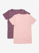 Minymo T-Shirts 2er-Set Misty Rose