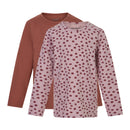 Minymo Langarmshirt 2er Set Violet Ice