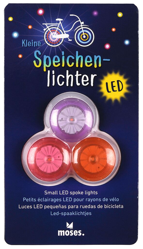 Kleine Speichenlichter LED 3er Set (versch. Farben)