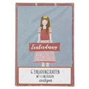 Einladungskarten Prinzessin 6 Stück