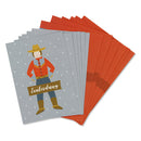 Einladungskarten Cowboy 6 Stück