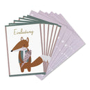 6 Einladungskarten Einschulung