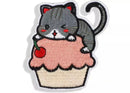 Aufnäher Flicken Katze auf Muffin