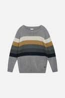 Hust & Claire Strickpullover Peer Grau