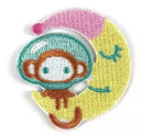 Aufnäher Flicken Affe auf dem Mond