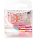 Mini-Mirror Rainbow Tape Set weiß-pink 12mm 1,8m 5-teilig
