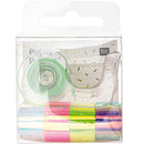 Mini-Mirror Rainbow Tape Set Regenbogen 12mm 1,8m 5-teilig Washi Rico