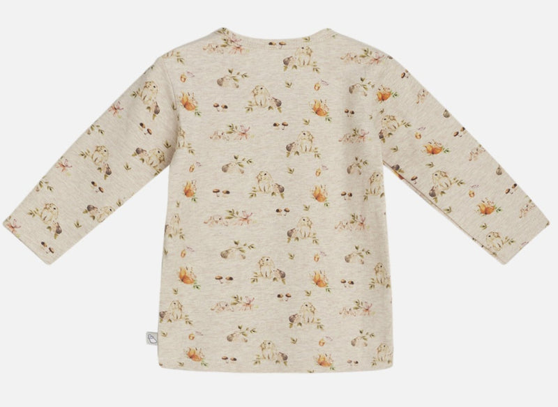 Hust & Claire Langarmshirt Alex Wheat Melange