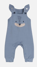 Hust & Claire Strampler Overalll Mau Dusty Blue
