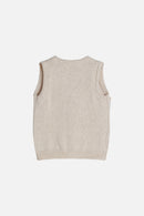 Hust & Claire Strickweste Elna Wheat Melange