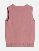 Hust & Claire Strickweste Elna Baby Plum