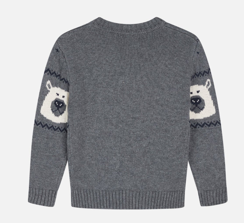 Hust & Claire Strickpullover Pelle Wool Grey