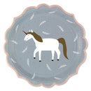 Pappteller Einhorn 8 St.