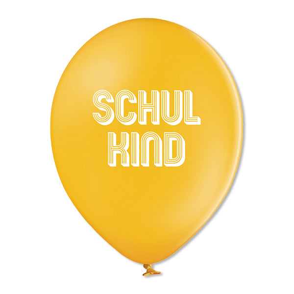 Ballons "Schulkind" aus 100% Naturkautschuk