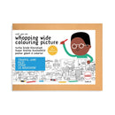 Super breites Ausmalbild Stau