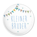 Button „Kleiner Bruder“, matt, 32 mm
