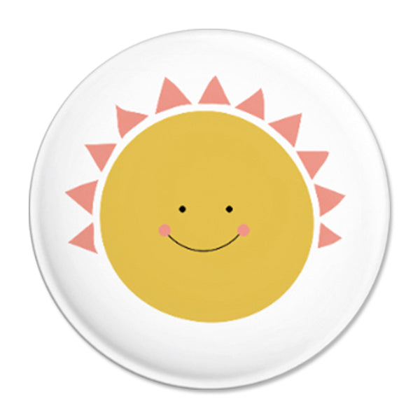Button „Sonne“, matt