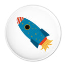 Button „Rakete“, matt