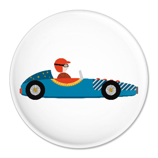 Button „Rennfahrer“, matt