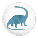 Button Dino blau, matt