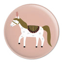 Button Zirkuspferd, matt