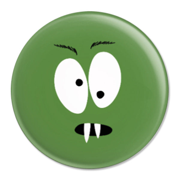 Button Schielmonster, grün