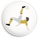 Button Fussball „Fallrückzieher“