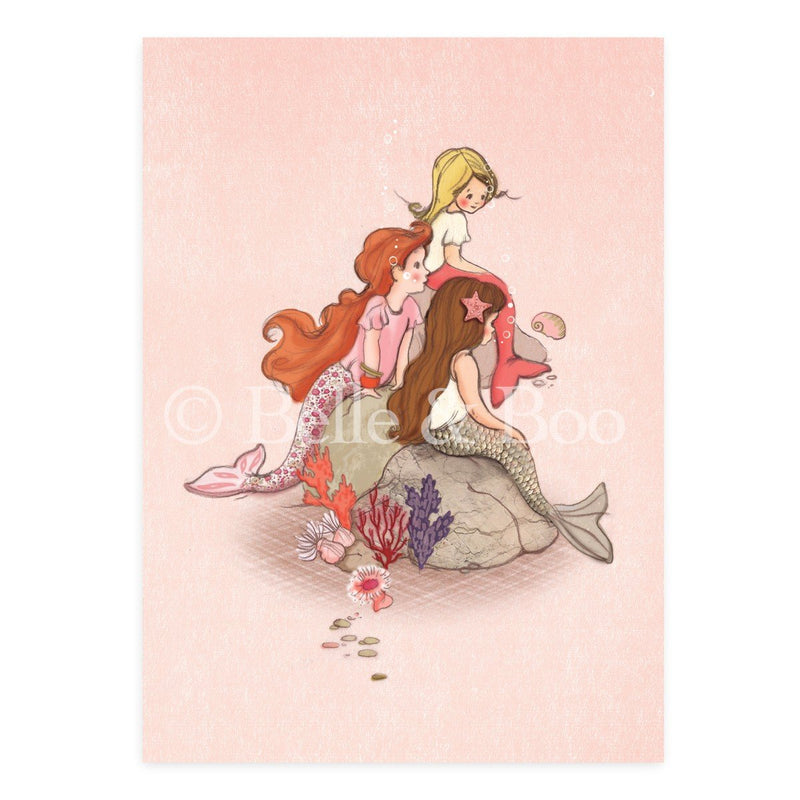 Postkarte „Mermaid Rock“