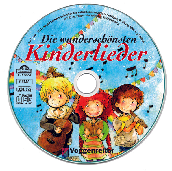 Die wunderschönsten Kinderlieder (CD)