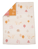 Decke Lena 100% Baumwolldecke "Waldtiere" (GOTS) 75/100 cm