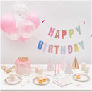 YEY! Let's Party Pappteller Konfetti rosa 12 Stück