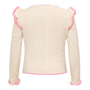 Le Big Strickpullover Ulvi Beige Melange