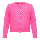 Le Big Strickjacke Glitzer Ulyana Neon Pink