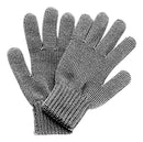 Fingerhandschuhe Strick graumeliert