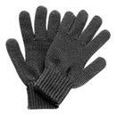 Fingerhandschuhe Strick carbonmeliert