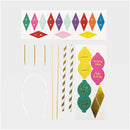 Kuchentopper „Happy Birthday“ Multicolor