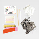 Folienballon Kuchentopper Sterne