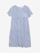 Creamie Kleid Blumen Dobby Xenon Blue