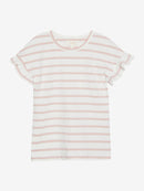 Creamie T-Shirt gestreift Smoke Rose