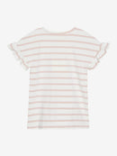 Creamie T-Shirt gestreift Smoke Rose