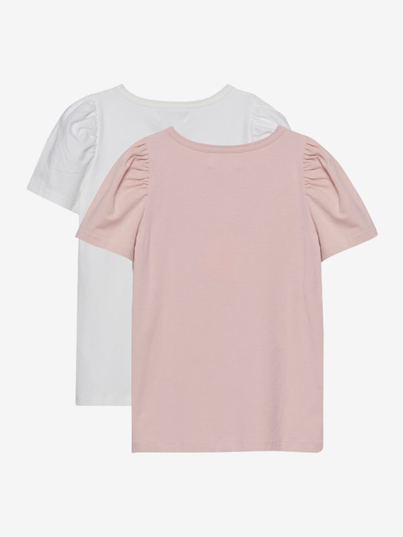 Creamie 2-er Set T-Shirts Adobe Rose/Cloud