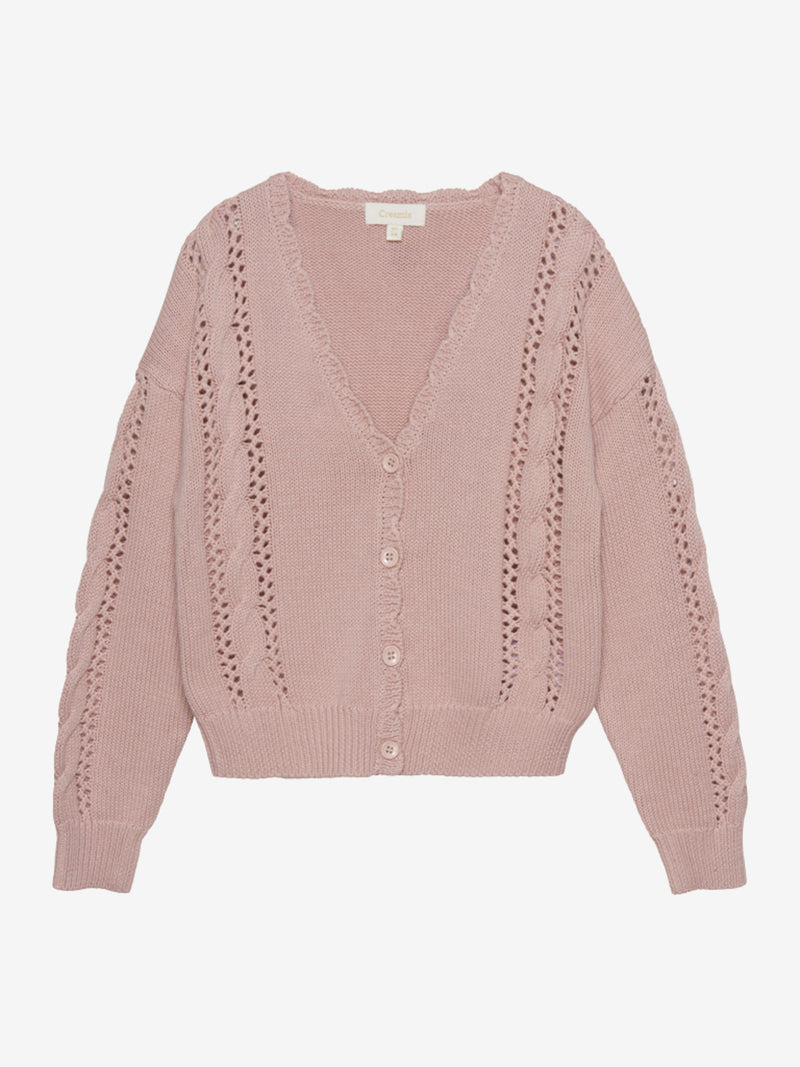 Creamie Strickjacke Smoke Rose