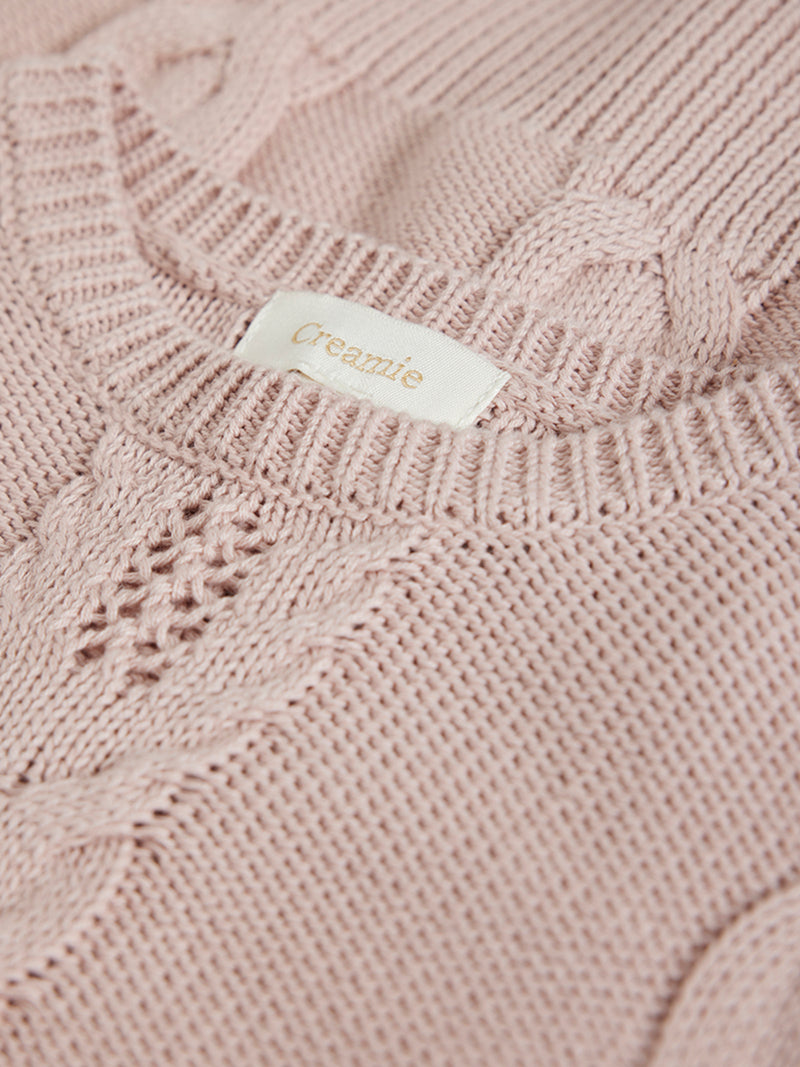 Creamie Strickpullover Rose Smoke