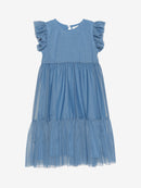 Creamie Kleid Mesh Captains Blue