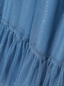 Creamie Kleid Mesh Captains Blue