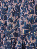 Creamie Rock mit großen Blumen Indigo blue